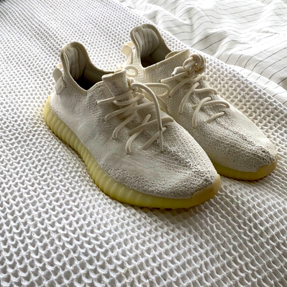 Boost 350 yeezy x adidas cream white womens 10